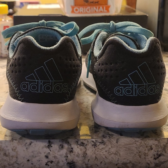 Teal & black adidas cloudfoam sneakers - Picture 2 of 11